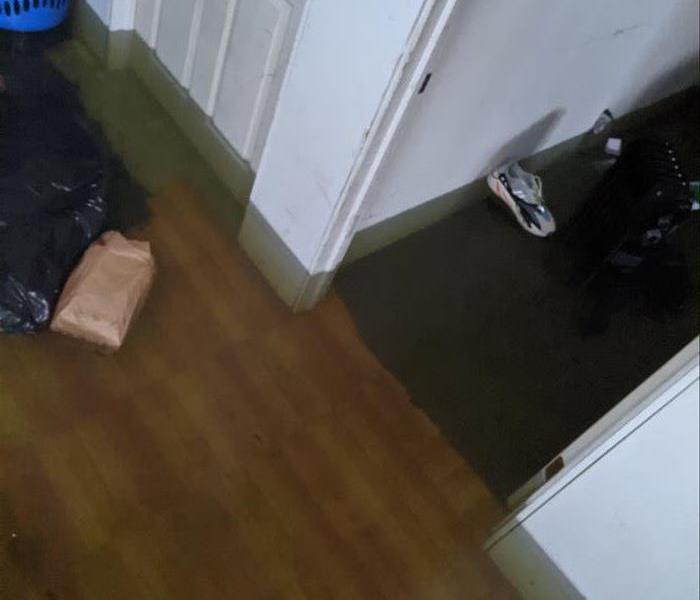 floodwater cover hardwood and carpet in a house