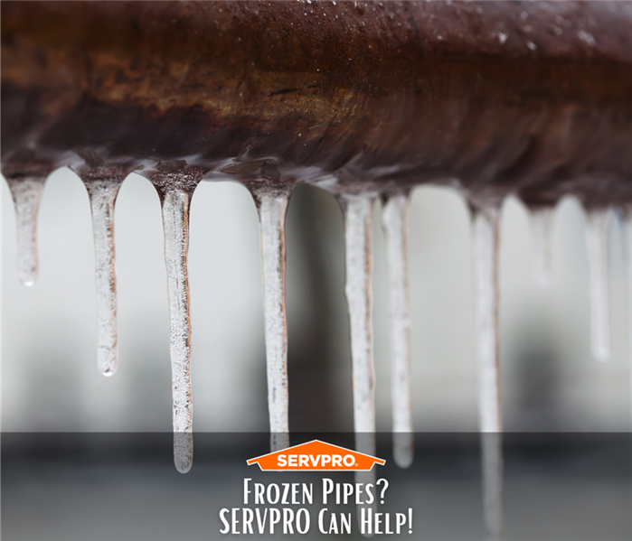“Frozen pipes? SERVPRO can help!”